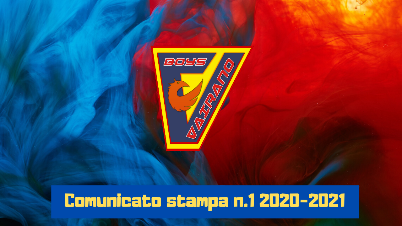 Comunicato stampa n. 1 stagione 2020/2021