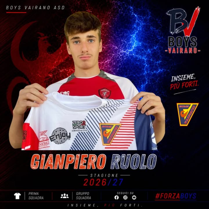 Bentornato lil_pier: un amore che ritorna nella Boys Vairano