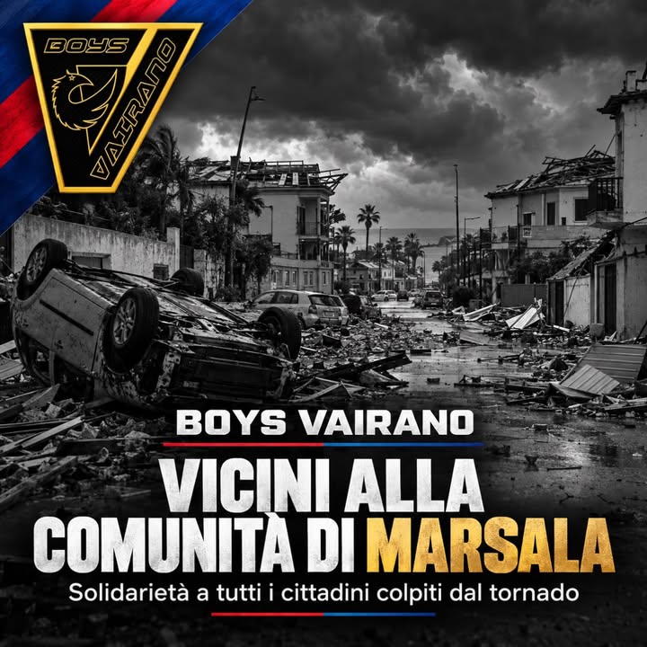 La Boys Vairano esprime solidarietà alla comunità di Marsala